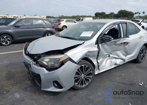 2014 Toyota Corolla S Plus z USA, uszkodzony, nr VIN 2T1BURHE0EC174584
